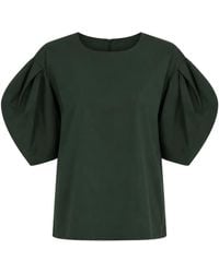 Max Mara - Sabrina Puff-Sleeve T-Shirt - Lyst