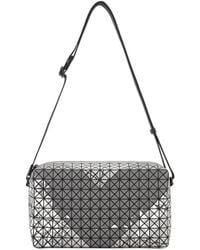 Issey Miyake - Geometric-Patterned Shoulder Bag - Lyst