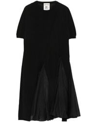 Semicouture - Blondie Cotton And Silk Dress - Lyst