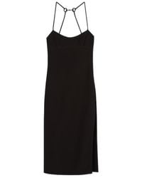 Gucci - Horsebit Embellished Midi Dress - Lyst