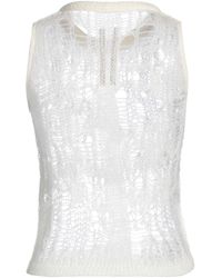 Rick Owens - Minimalist Sleeveless Knit Top - Lyst