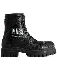 Balenciaga - Nba Collaboration Combat Strike Boot - Lyst