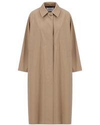Harris Wharf London - Balmacaan Lightweight Coat - Lyst