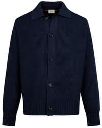 Tod's - Ribbed Polo-Collar Cardigan - Lyst