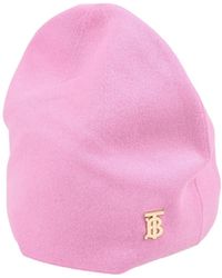 Burberry - Solid Color Double-Sided Knitting Hats - Lyst