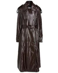 Sportmax - Minimal Single Breasted Trench Coat - Lyst