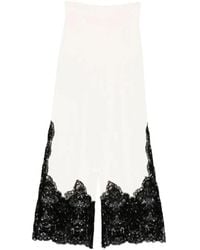 Ermanno Scervino - Lace-Detail Trousers - Lyst