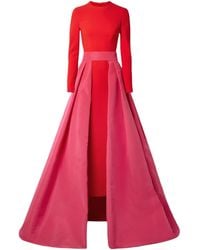 Carolina Herrera - Convertible Color-Blocked Dress - Lyst