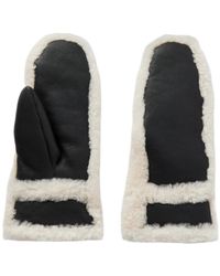 Yves Salomon - Shearling Leather Integrated Mittens - Lyst
