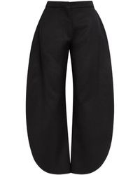 Alaïa - Petal Sculpted Wool Trousers - Lyst