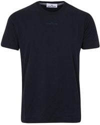 Stone Island - Logo-Print T-Shirt - Lyst