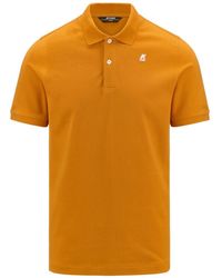 K-Way - Vinnie Logo Patch Polo Shirt - Lyst