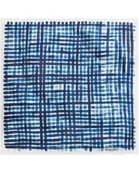 Bottega Veneta - Printed Silk Check Foulard - Lyst