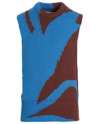 Jil Sander - Colorblock Vest - Lyst