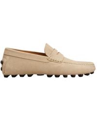 Tod's - Logo-Detail Loafers - Lyst