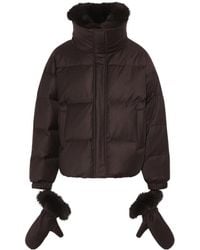 Yves Salomon - Short Down Jacket - Lyst