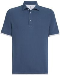 Brunello Cucinelli - Short-Sleeved Polo Shirt - Lyst