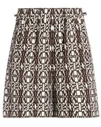 Max Mara - Geometric Print Wide-Leg Shorts - Lyst