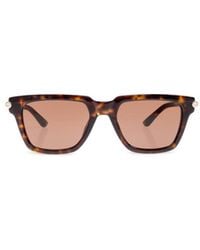 McQueen - Eyewear T-Bar Icon Square Frame Sunglasses - Lyst