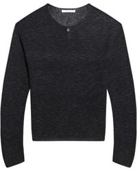 Helmut Lang - Textured Henley - Lyst