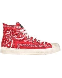 Gienchi - High Jean Michel Lace-Up Sneakers - Lyst
