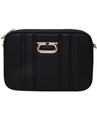 Ferragamo - Ferragamo Gancini Plaque Zipped Shoulder Bag - Lyst