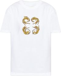 Givenchy - Logo Printed Crewneck T-Shirt - Lyst