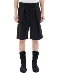 Ann Demeulemeester - Pleated Shorts - Lyst