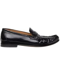 Fendi - Scrunch Penny Loafers - Lyst