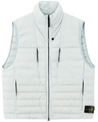 Stone Island - Quilted Stand Collar Gilet - Lyst