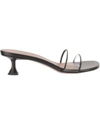 AMINA MUADDI - Transparent High-Heeled Sandals - Lyst