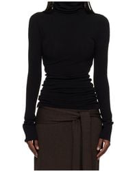 Issey Miyake - High-Neck Long-Sleeved Knitwear - Lyst