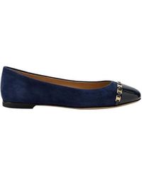 Ferragamo - Round Head Ballet Shoes - Lyst