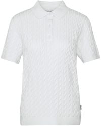 Barbour - Hartland Short Sleeve Polo Neck Jumper - Lyst