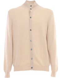 Fedeli - Long Sleeved Knitted Cardigan - Lyst