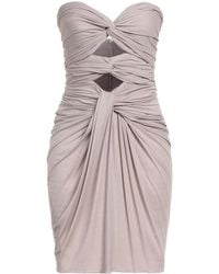 Saint Laurent - Sleeveless Balloon Dress - Lyst