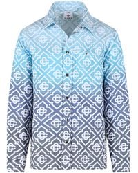CASABLANCA - Monogram Gradient Jacquard Shacket - Lyst