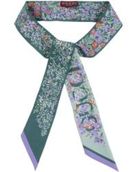 Gucci - Printed Silk Twill Ribbon - Lyst