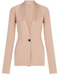 Ferragamo - Ferragamo V-Neck Buttoned Cardigan - Lyst