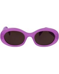 Celine - Logo Sunglasses - Lyst