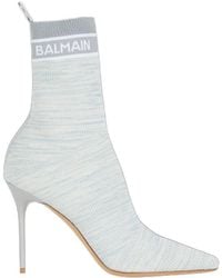 Balmain - Skye Knit Ankle Boots - Lyst