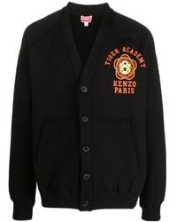 KENZO - Logo-Embroidered Cotton Jacket - Lyst