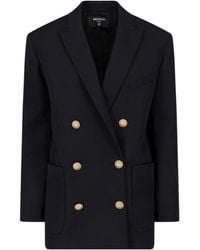 Balmain - Double-Breasted Tailored Blazer - Lyst