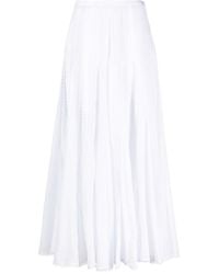 Charo Ruiz - Ibiza Broderie Panel Maxi Skirt - Lyst