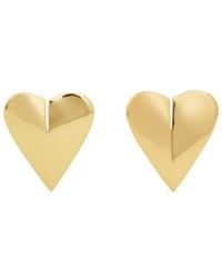 Alaïa - Alaïa Le Coeur Mini Torn Earrings - Lyst