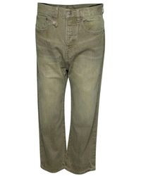 R13 - Distressed Tailored Drop Jeans - Lyst