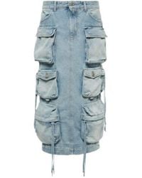 The Attico - Cargo Midi Skirt - Lyst