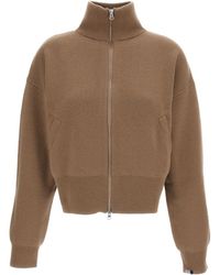 Extreme Cashmere - High-Neck Zip-Up Cardigan - Lyst