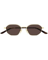 Gucci - Geometric-Frame Sunglasses - Lyst