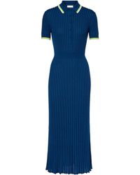 Gabriela Hearst - Eyot Cashmere And Silk Midi Dress - Lyst